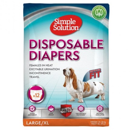 Disposable Diapers for L:XL dogs